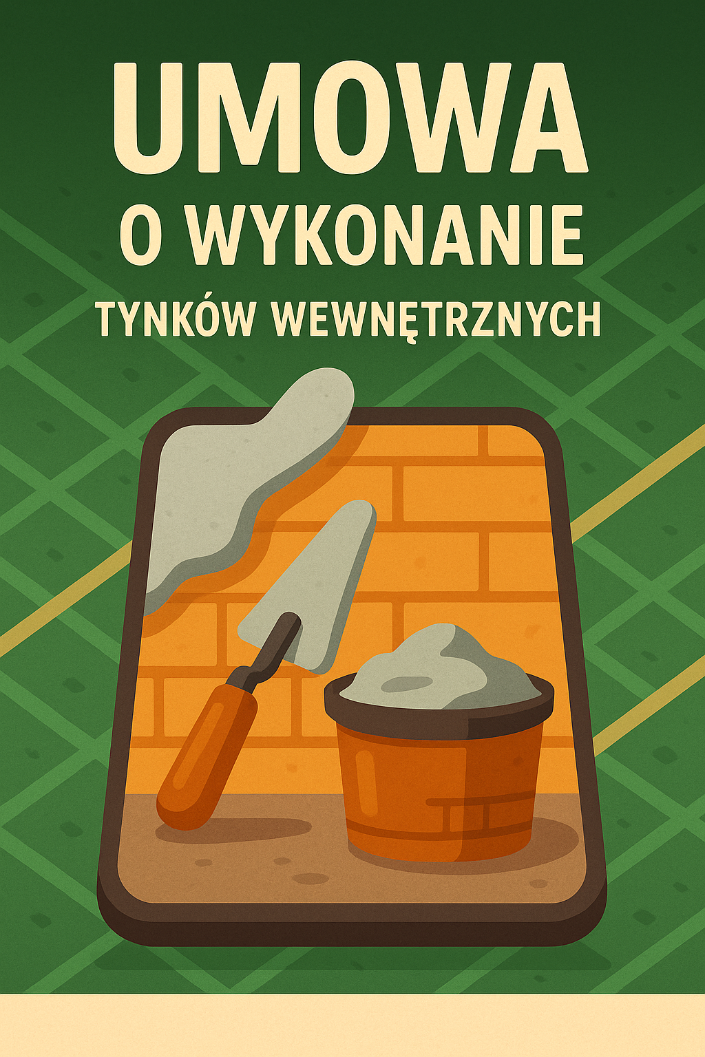 UMOWA O WYKONANIE TYNKÓW WEWNĘTRZACH