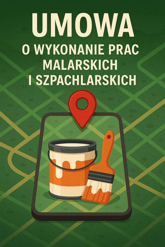 UMOWA O WYKONANIE PRAC MALARSKICH