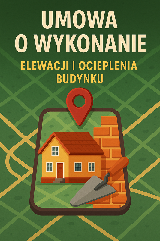 UMOWA O WYKONANIE ELEWACJI I OCIEPLENIA BUDYNKU